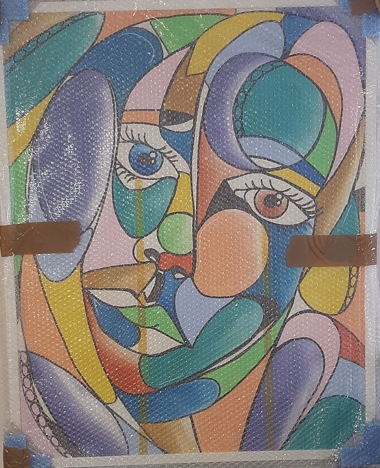 Opera d'arte Estasi imballata