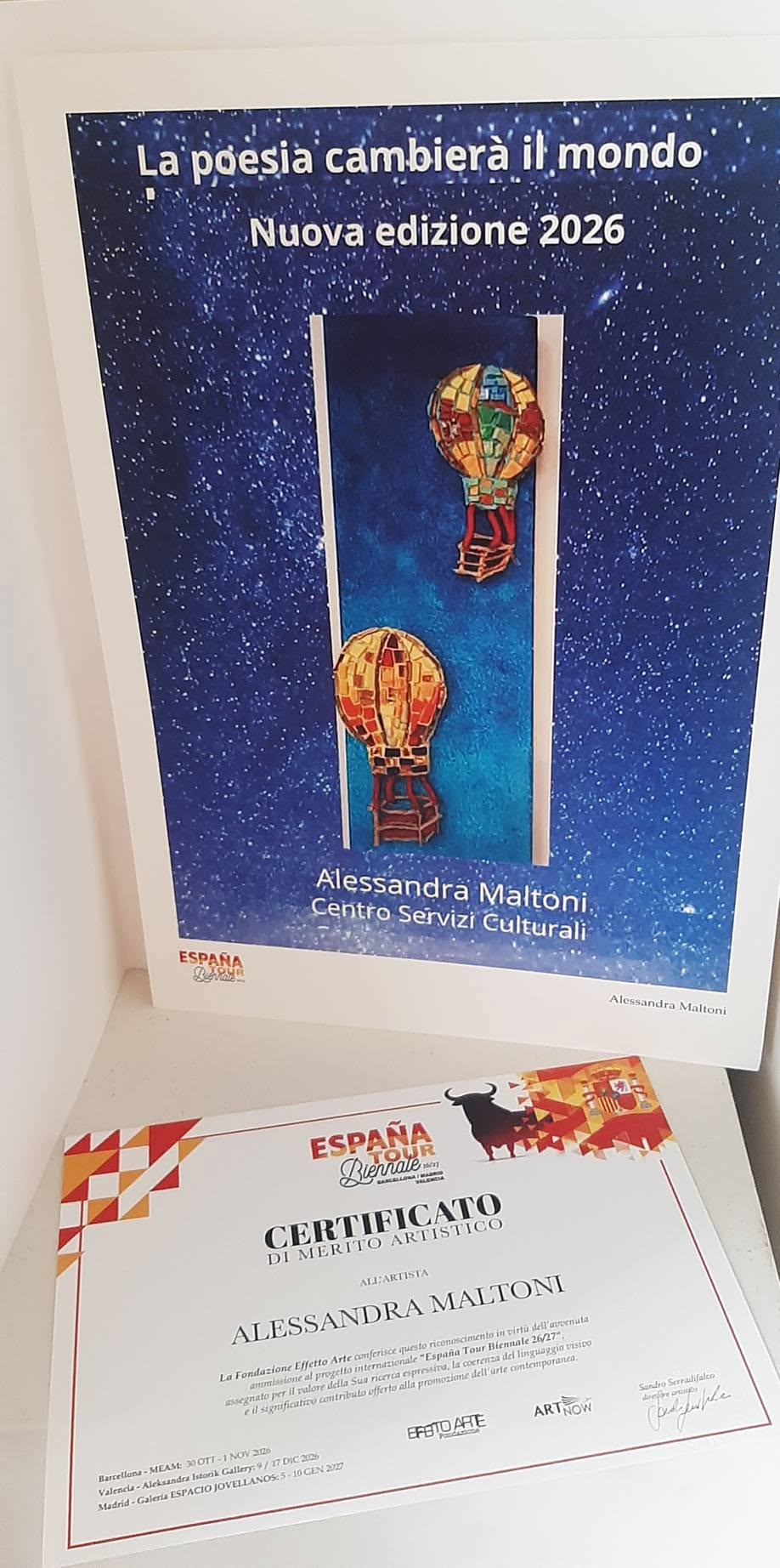 Litografia del libro La poesia Cambierà il mondo nuova edizione