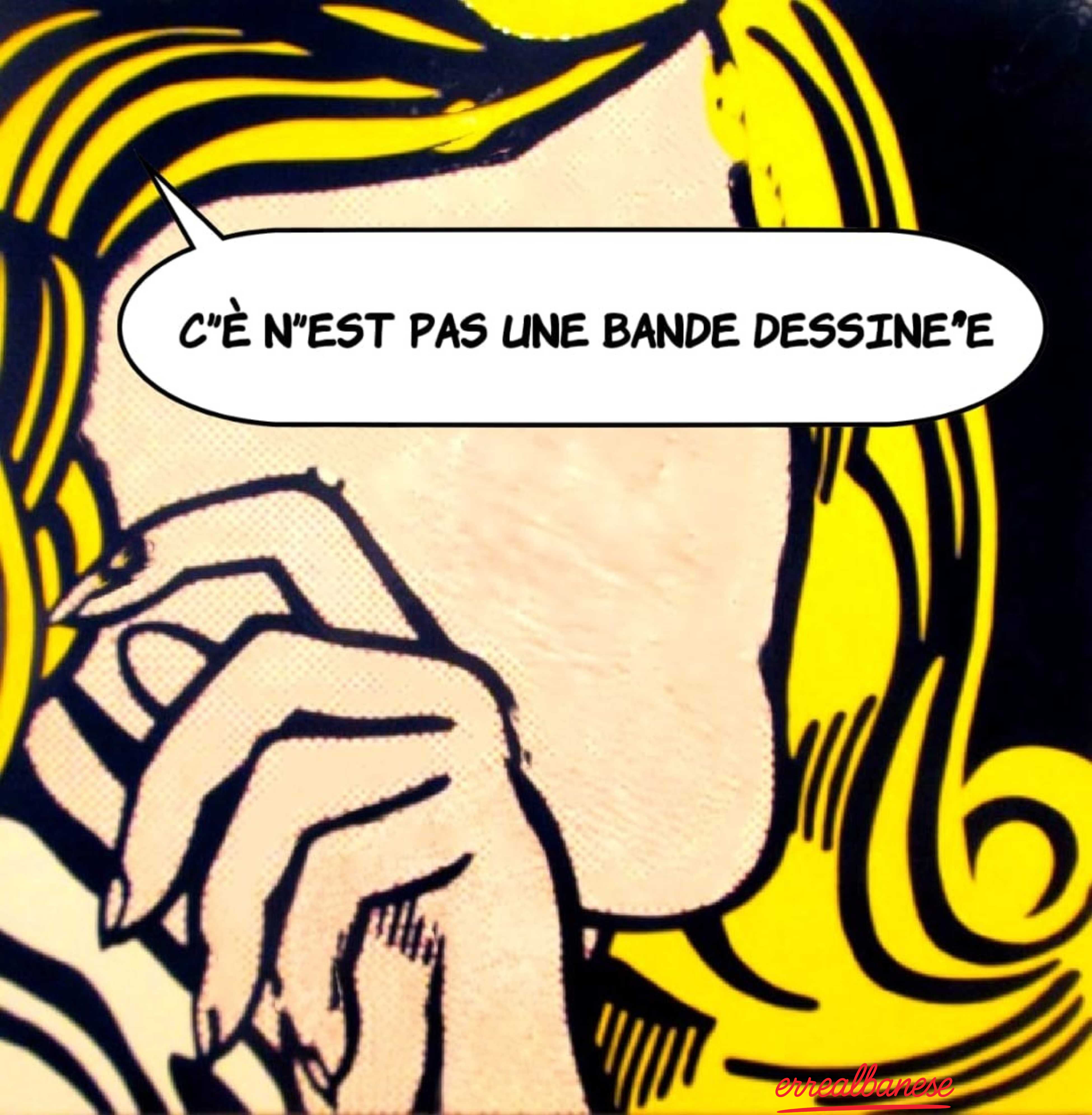 "C’est n’est pas une bande dessinée" (This is Not a Comic)