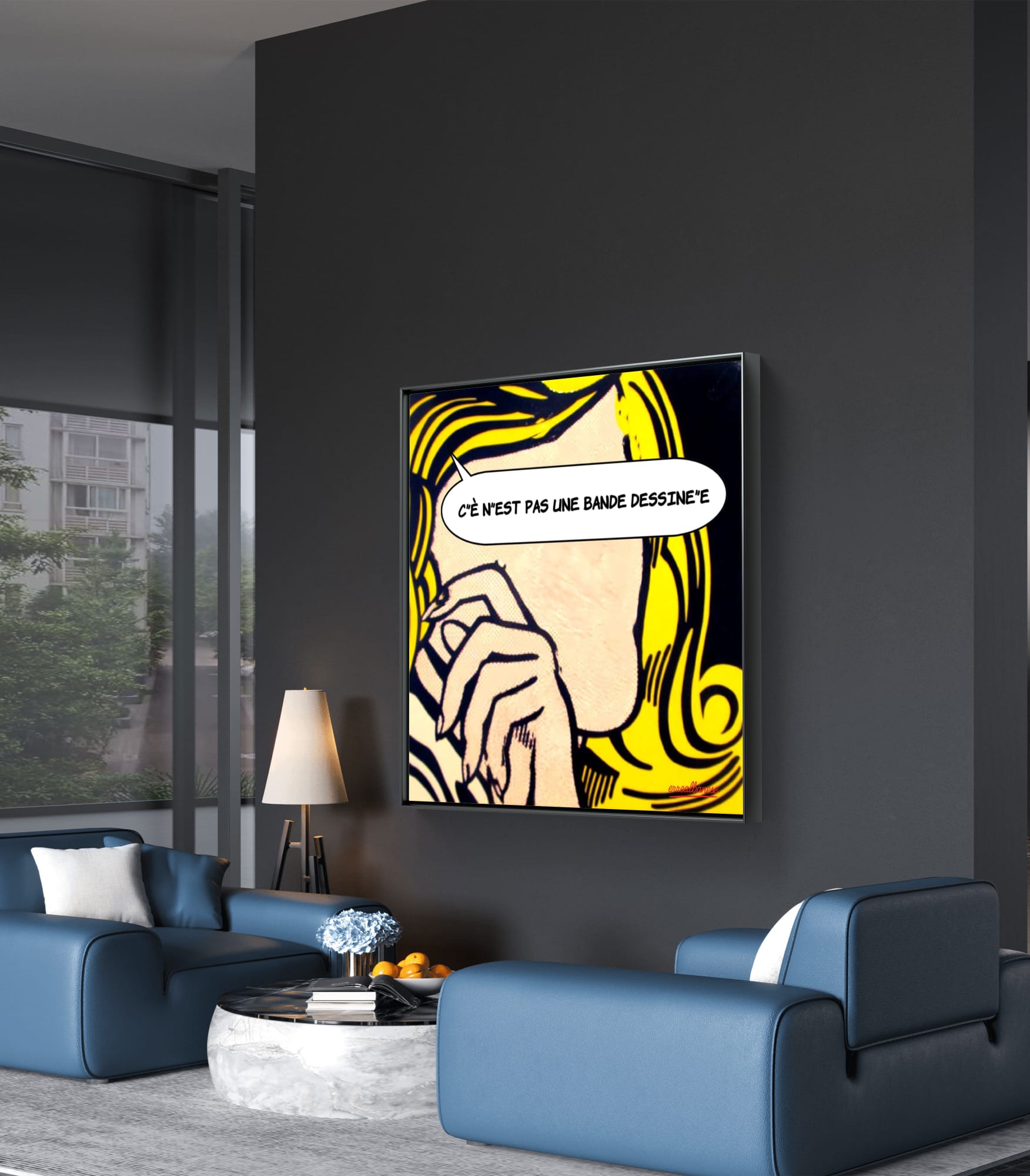"C’est n’est pas une bande dessinée" (This is Not a Comic)