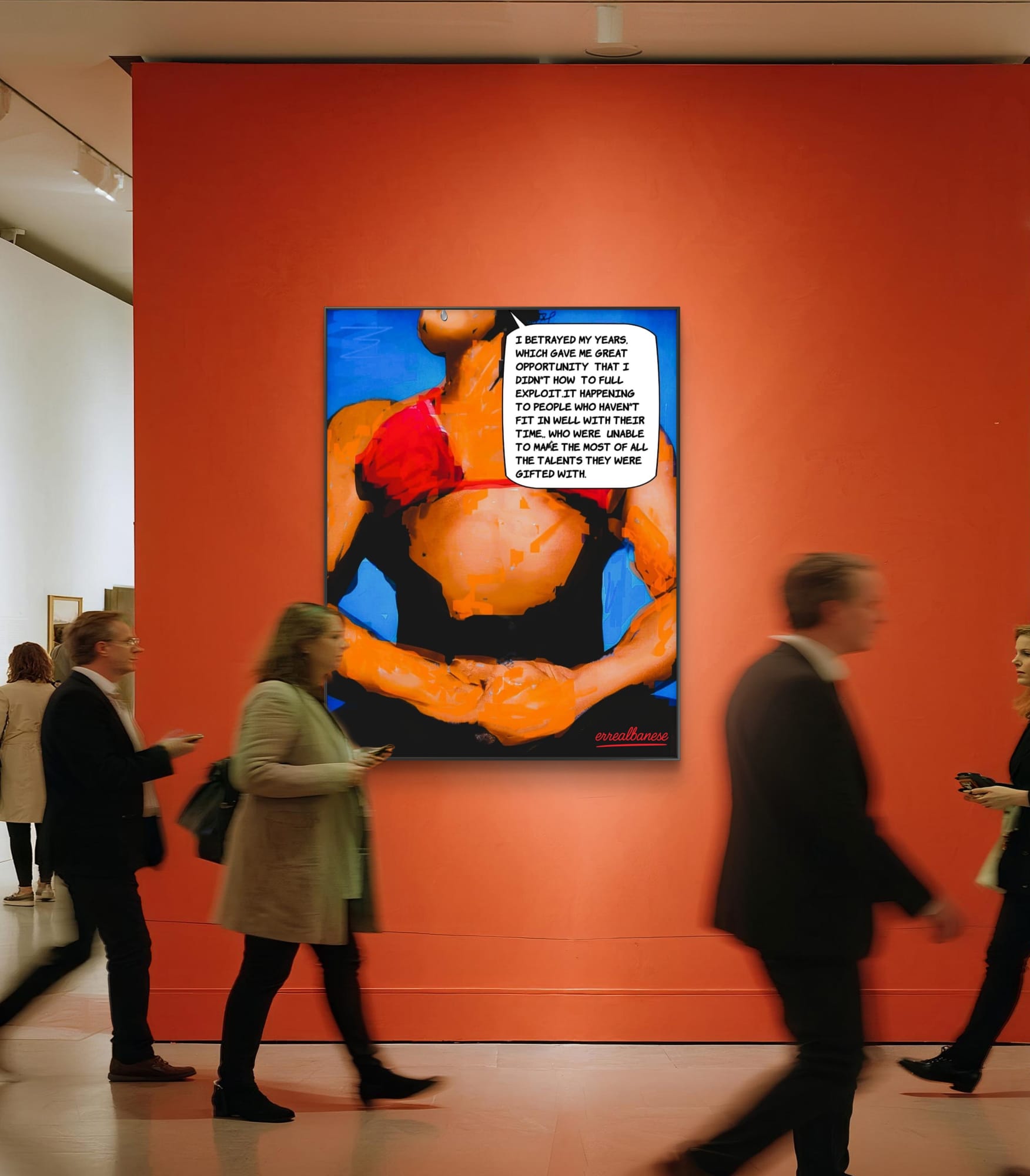 "I BETRAYED MY YEARS" serie  Serie: Impossible Portraits