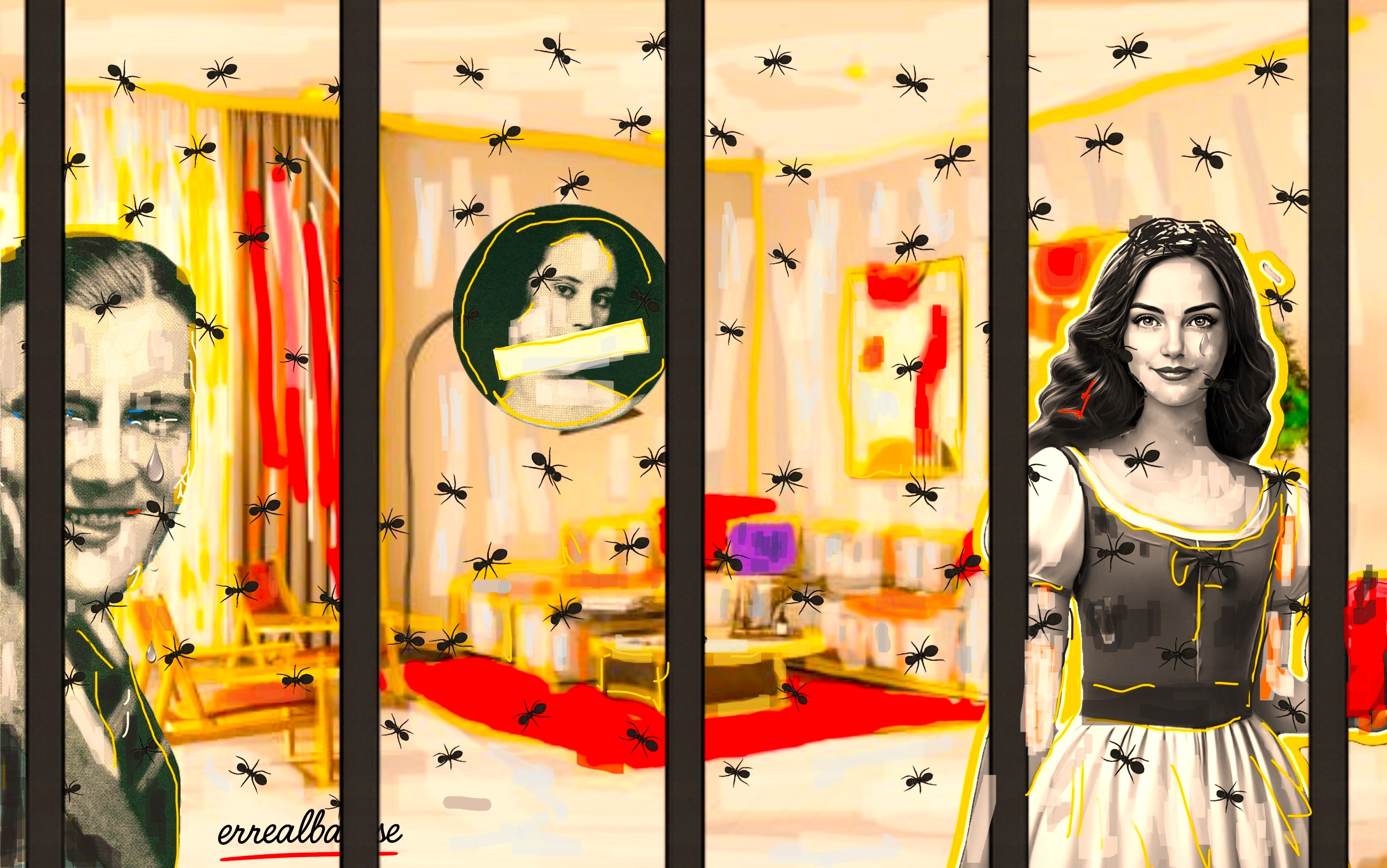 "The Room Is Crowded" serie" Impossible Landscapes"