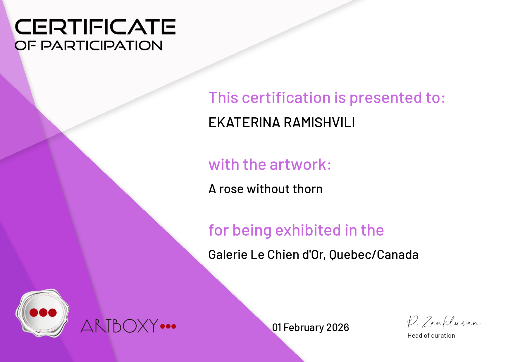 Certification image