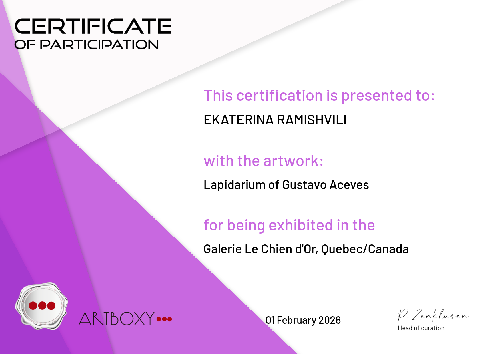 Certification image